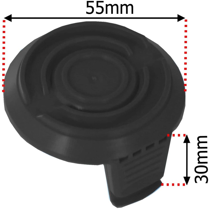 SPARES2GO 2.5m Line Spool & Cover for McGregor MCT1825 MCT2X1825