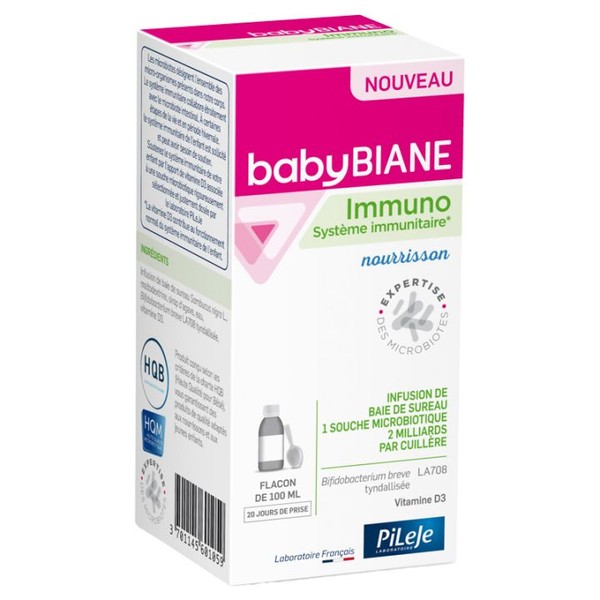 PiLeje Micronutrition Babybiane Immuno 100 ml