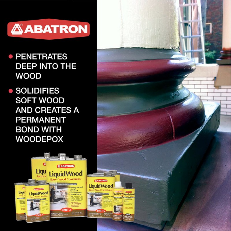 Abatron LiquidWood 2 Pint Kit – 2-Part Structural Epoxy Wood
