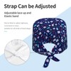 Dentistry Working Cap Scrub Caps with Sweatband Adjustable Tie Back