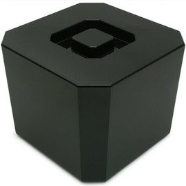 drinkstuff Octagonal Ice Bucket Black 4.5ltr | Plastic Ice Bucket