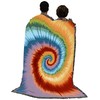 Tie-dye - Blanket Throw Woven from Cotton - Made in