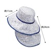 Como Life Aluminum Mesh Hat, Sun Protection to the Neck,