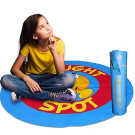 Thought-Spot Portable Parenting Time Out Mat Enhances Discipline & Fosters Positive Behavior; Discipline Tool; Alternative to Time Out Chair for Toddlers; For Calm Down Corner; 24 inch Floor Seating for Classroom