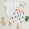 Ysfanwuxi Newborn Western Baby Girl Clothes Highland Cow New To
