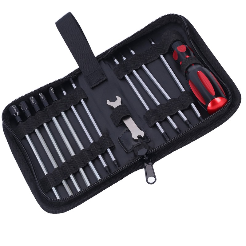 RC Tool Bag Screw Driver Wrench Tool Set for Traxxas