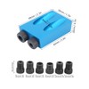 14Pcs Oblique Drill Hole Locator Set 15° Angle Durable Woodworking