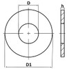 Aerizerix - C57248 - Set of 30 Wide Flat Washers