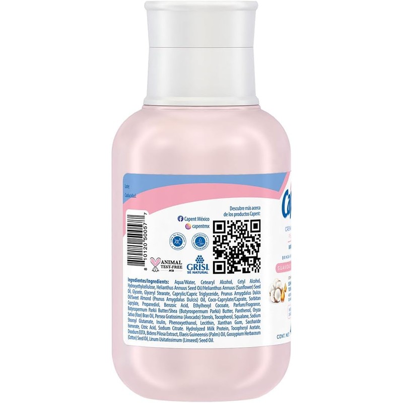 Capent Crema Corporal para Bebés y Niños | Hidratación y