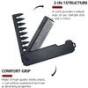 2 in 1 Portable Folding Comb for Men & Women