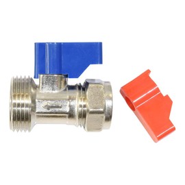 UKDD® Washing Machine, Dishwasher Appliance Valve Tap 15mm x 3/4" Straight Valve
