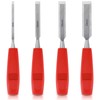 4 Pcs Chisel Set, Wood Chisel Sets for Carpenter Carving