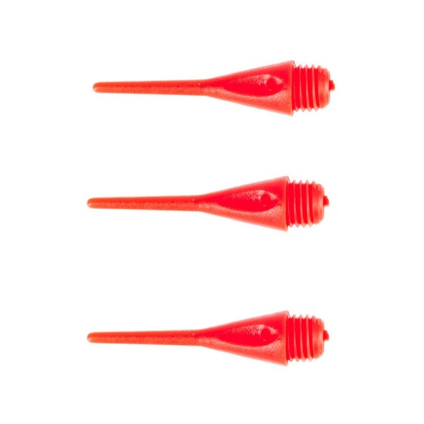 50 Pcs Plastic Dart Tips for Electronic Darts,Soft Darttip,Pro Tip Darts,Plastic Darts Tip,2BA Thread (Red)