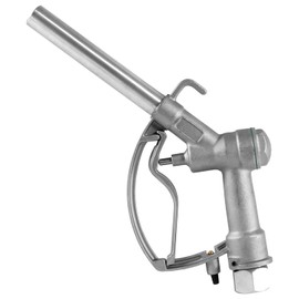 KONA TOOLS 1 inch, Female Inlet Manual Straight Fuel Nozzle, 360° turning Inlet (20 GPM Max at 50 PSI) Alumniumn construction