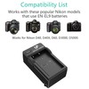 LP EN-EL9 Battery Charger, EN EL9a Charger Compatible with Nikon