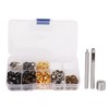 Grommet Tool Kit Sturdy Colorful Plating Easy Installation Metal Grommets