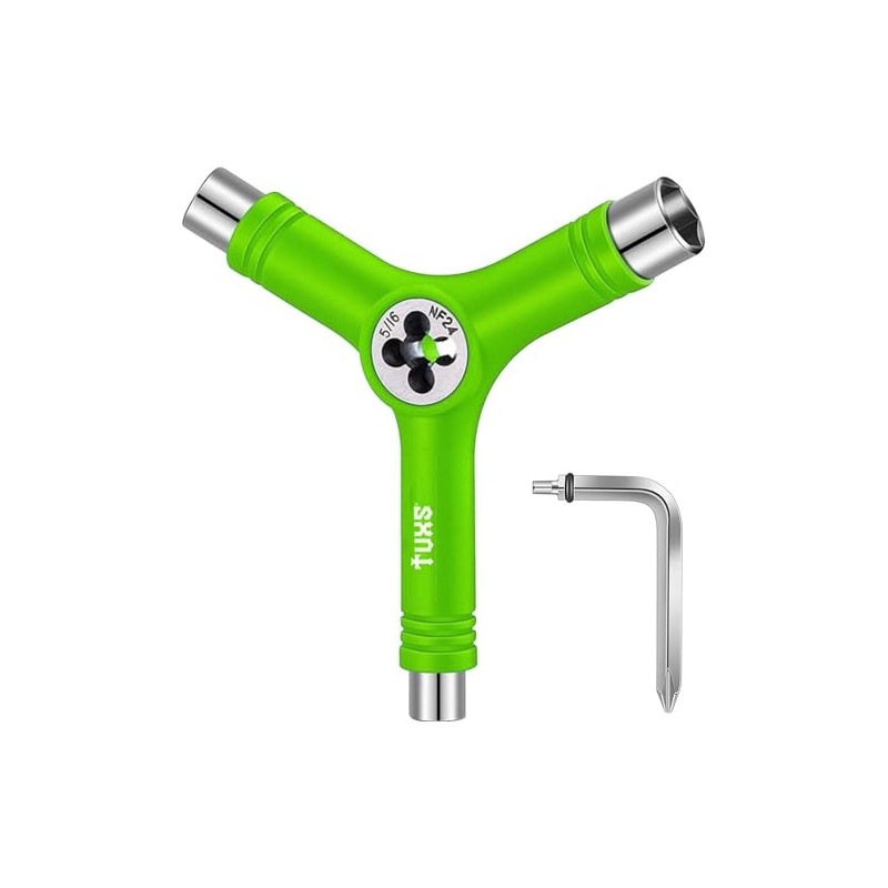 Tuxs Multifunctional Skateboard Tool Lightweight Portable with Allen Key and