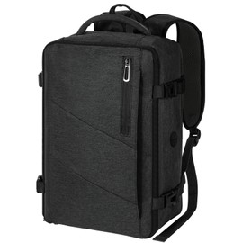 Gluckstar Hand Luggage Backpack 40 x 20 x 25 cm for Ryanair Plane, Waterproof Travel Backpack Cabin Bag with Laptop Compartment 14 Inches, Outdoor Business Backpack for Men and Women 20 L, darkgray