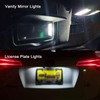 Xpismii 12 Piece 6000K White Explorer Interior LED Lights Kit