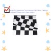 2 Pack Checkered Flags 5ft x 3ft Black and White