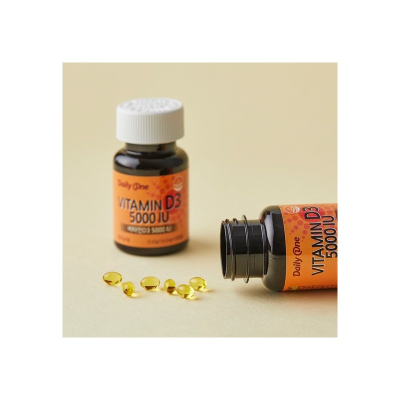 Daily One Vitamin D3 5000IU High Dose 154.5mg x 100