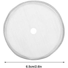 Filtro Prensa Francesa Acero Inoxidable Reutilizable, Malla 80 Ultrafina para Filtrar Partículas Grandes, 5 Piezas Recambio Universal Fácil Limpieza para Casa Cafetería Campamento Hacer Café Té
