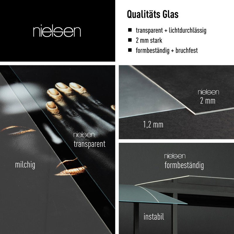 nielsen Bilderrahmen, 21 x 29,7 cm (A4), Aluminium, Grau matt,