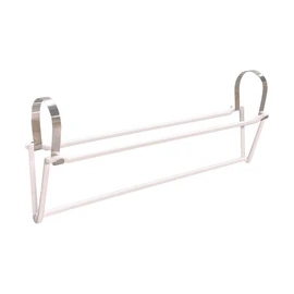 Mono Closet V-Shaped Space Hooks, 2-Pack, White