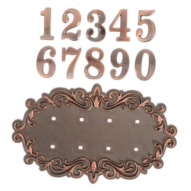 Operitacx 3 Sätze Retro -Türnummer Schild an der Haustür Adresse große Hausnummern Briefkasten Willkommen im Freien Adressschild für Haus Mailboxnummern für extern Hausnummer für draußen Abs