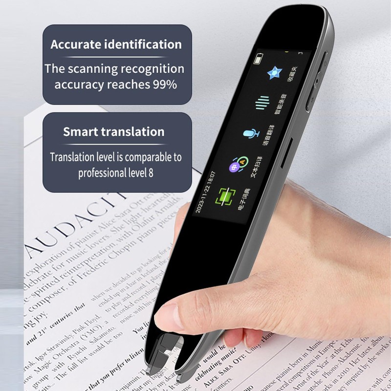 Smart Scanning Translation Pen with HD Touchscreen, Comprehensive Analysis, Massive