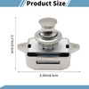 Hoypeyfiy Set of 10 Push Button Latch Cabinet Door Catch