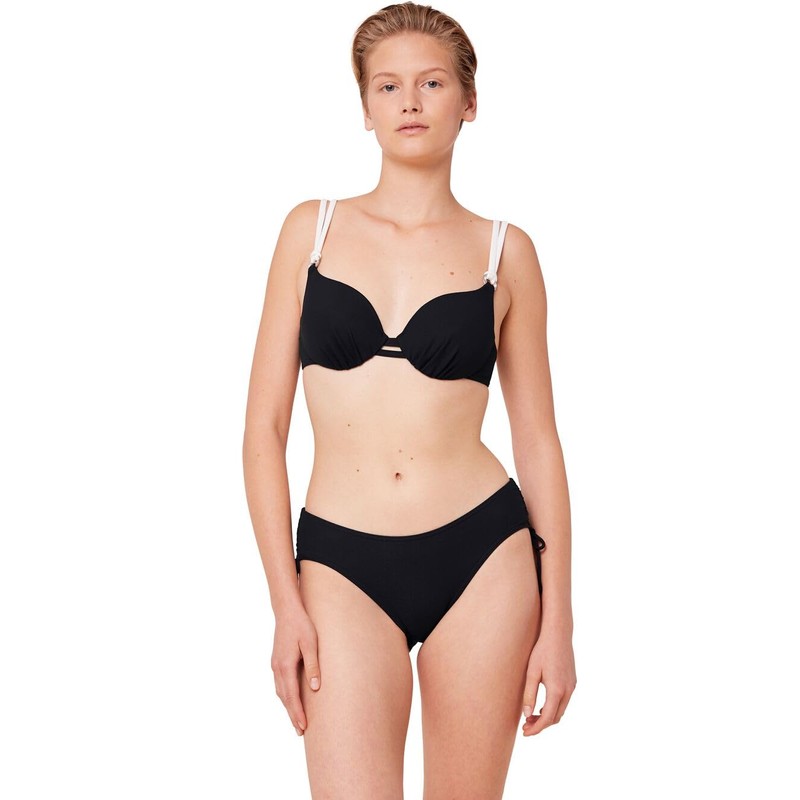 Triumph Women's Summer Glow Midi Sd Bikini Bottoms, Black, 12