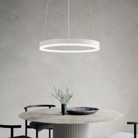 STARRYOL Modern Pendant Light LED Pendant Light Adjustable White 20 W for Living Room Dining Room Bedroom