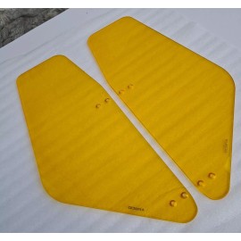 daxcnc New Custom Shelby Cobra Replica/ Factory Five Roadster Windwings *YELLOW TINT*