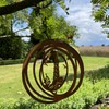 Wind Chime for Outdoor Use in 3D Lighthouse in Rust