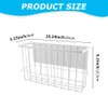 Restynic Magnetic Metal Basket Organizer for Fridge & Locker, Storage