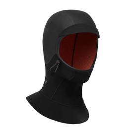Mystic Watersports - Surf KiteSurf & Windsurfing Roam 3mm Long Wetsuit Hood - Black - Easy Stretch