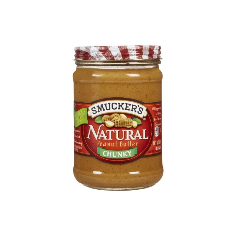 Smucker's Natural Chunky Peanut Butter, 16 Ounces