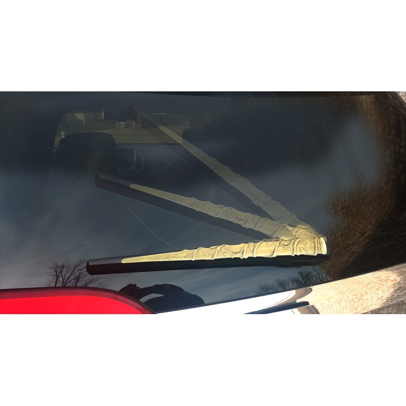 Vine Wizard Wand WiperTags attach to rear vehicle wiper blades.