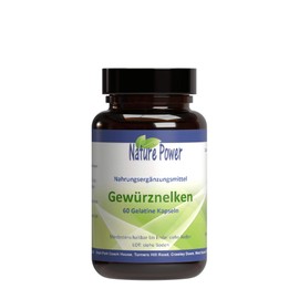 Cloves | 60 Gelatin Capsules | GMO Free | From NATURE POWER