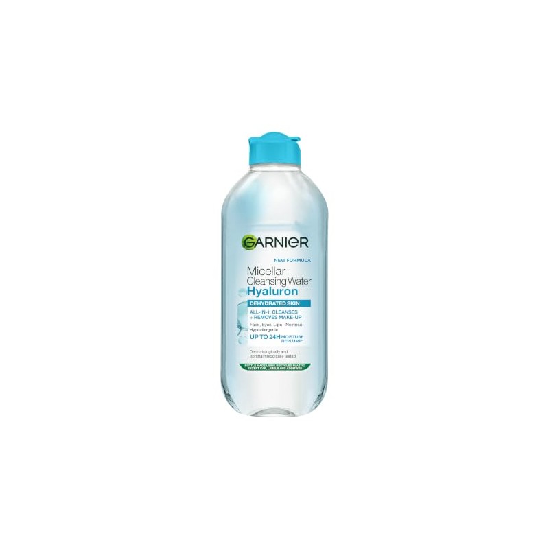 Garnier Hyaluron Micellar Cleansing Water for Dehydrated Skin, 400ml
