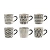 H&H Vhera Set 6 Tazzine Caffè in Stoneware (85 ml)