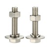 3/8-16 x 2 Hex Head Bolts with Hex Nuts and