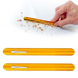 Set of 2 Stainless Steel Crumb Scrapers, Restaurant Crumb Sweeper, Table Crumb Sweeper, Curved Table Crumb Catcher, Stainless Steel Table Crumb Catcher, Bread Crumb Scraper, for Restaurant, Waiter