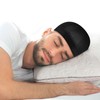 4 Pcs Wave Cap,Silk Wave Sleep Hair Cap for Black
