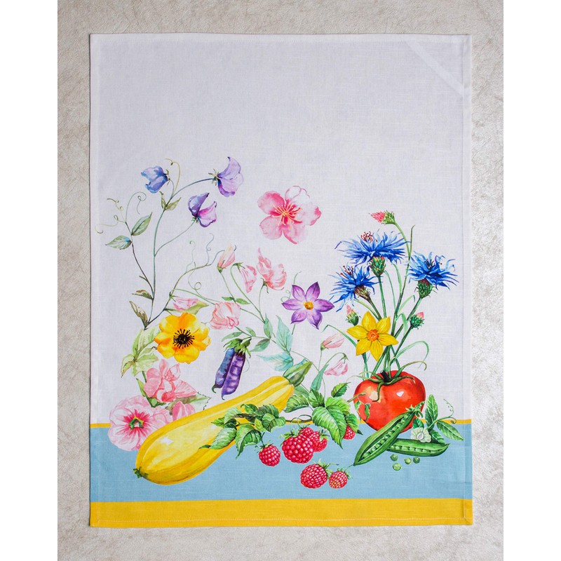 Maison d' Hermine Giverny 100% Cotton Set of 3 Multi-Purpose