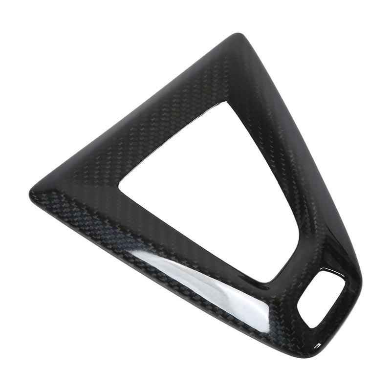 Gear Shift Panel Frame Carbon Fiber Shifter Cover Replacement for