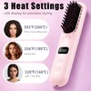 SL Euthtion Cordless Cold air Hair Straightener Brush-Portable Mini Straightening
