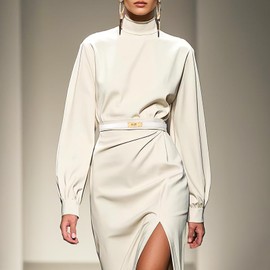 Horsopia Women White Skinny Leather Belt Solid Color Adjustable Thin Belt Alloy Turn Lock For Jeans Dresses