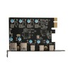 UP5300 5 Ports USB 3.1 PCIe Expansion Card 5Gbps Fast
